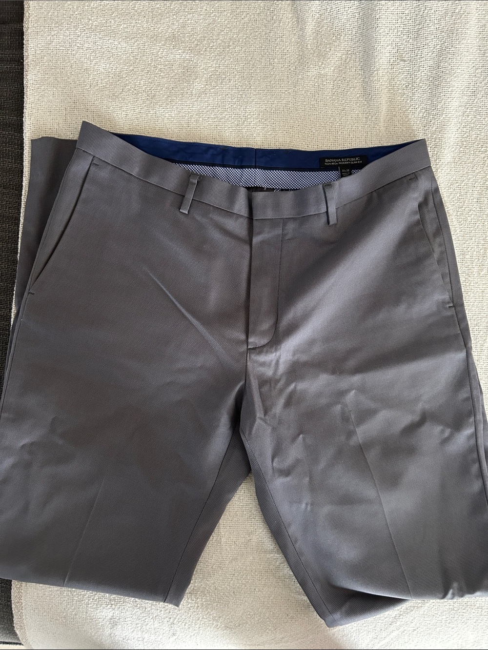 Banana Republic Men's Charcoal Gray Dress Pants